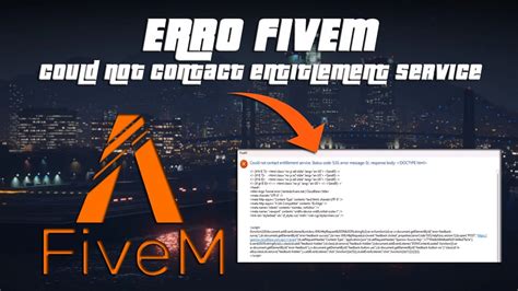 net with the IP address of your server and proof of authentication with the rootAdministrator account. . Fivem has encountered an error could not contact entitlement service